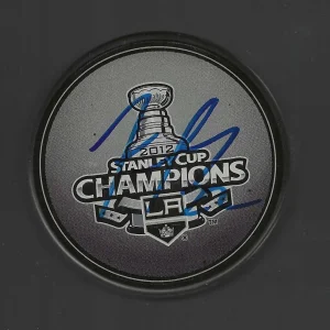 Trevor Lewis Signed Los Angeles Kings 2012 Stanley Cup Champions Puck LA
