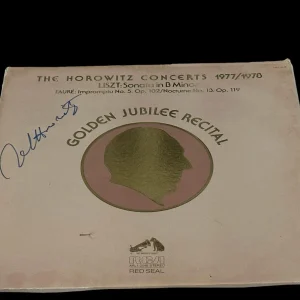 Vladimir Horowitz Classical Pianist Composer Signed Autograph Vinyl Record Album
