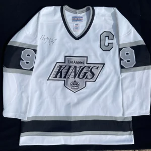 Wayne Gretzky Signed Los Angeles Kings Authentic CCM Maska Jersey 48 LA JSA COA
