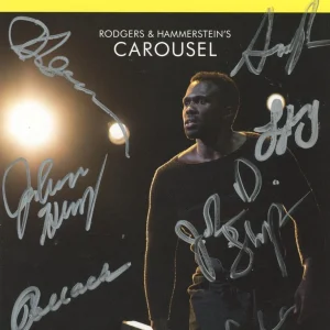 "Rodgers & Hammerstein's Carousel" Cast SIGNED Playbill - Joshua Henry +8 ACOA
