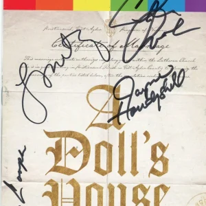 "A Doll's House" Cast AUTOGRAPHS Signed Broadway Playbill - Chris Cooper +3 ACOA
