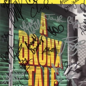 "A Bronx Tale" Cast AUTOGRAPH Signed Broadway Playbill - Ariana DeBose +28 ACOA
