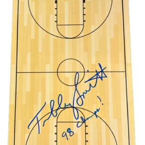 TUBBY SMITH signed (KENTUCKY WILDCATS) basketball clipboard BECKETT BAS AC93086
