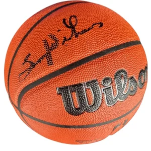 LENNY WILKINS signed (ATLANTA HAWKS) WILSON NBA basketball BECKETTT AC93978

