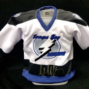 Wendel Clark Signed Tampa Bay Lightning Canada Exclusive Mini Jersey Coin Bank
