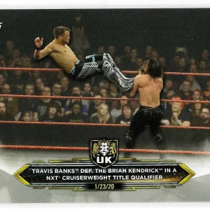 Travis Banks Def. The Brian Kendrick 2020 Topps WWE NXT Card #95 Silver 05/25
