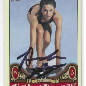 USA Olympic Swimmer Amanda Beard Signed 2011 UD Goodwin Champions Card #62
