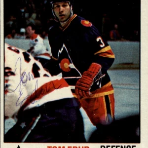 Tom Edur Signed 1977-78 Topps Rookie Card #169 Colorado Rockies
