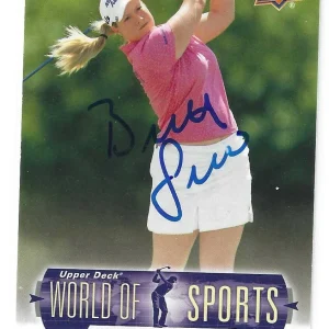 Brittany Linicome Signed 2011 Upper Deck Wide World Of Sports Golf Card 275 LPGA
