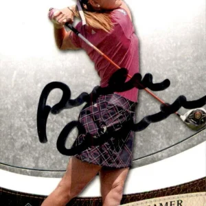 Paula Creamer Signed 2013 UD SP Authentic Golf Card #6 LPGA
