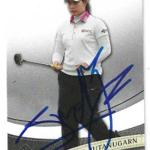Moriya Jutanugarn Signed 2013 UD SP Authentic Golf Card R20 LPGA