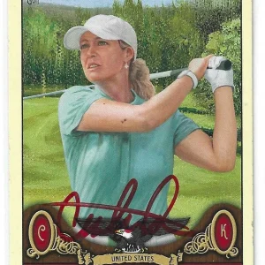 Cristie Kerr Signed 2011 UD Goodwin Champions Golf Card #63 LPGA
