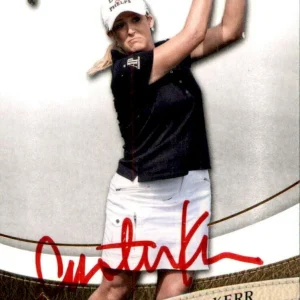 Cristie Kerr Signed 2013 UD SP Golf Card #40 LPGA
