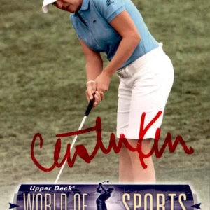 Cristie Kerr Signed 2011 UD World Of Sports Golf Card #273 LPGA
