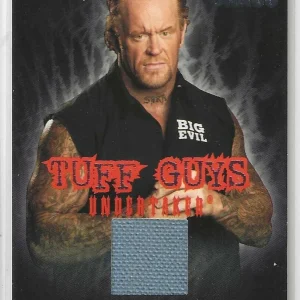 Undertaker 2004 Fleer WWE Chaos Tuff Guys Event-Used Mamorabilia Card TG-U