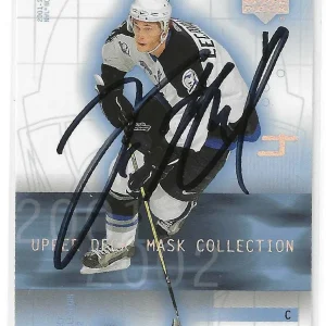 Vincent Lecavalier Signed 2001/02 Upper Deck Card #89 Tampa Bay Lightning
