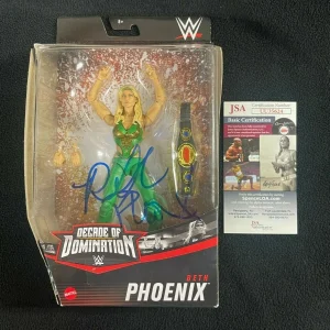Beth Phoenix Signed WWE Women's Champion Elite Action Figure JSA COA
