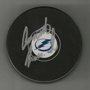 Tony DeAngelo Signed Tampa Bay Lightning Puck
