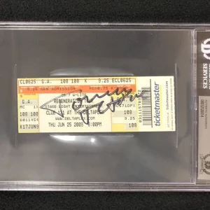 Tommy Tutone Signed Full Concert Ticket BAS Authenticated
