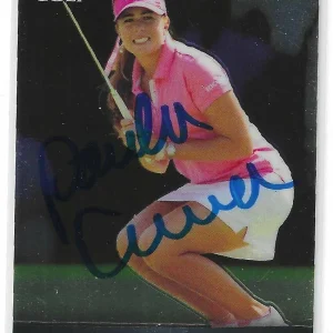Paula Creamer Signed 2011 Leaf Metal Golf Card M-PC1 LPGA

