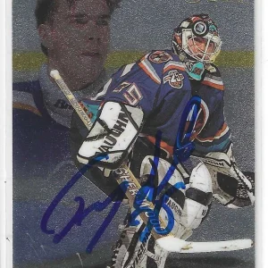 Tommy Salo Signed 1996/97 Flair Card #57 New York Islanders
