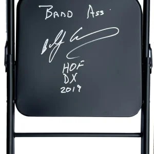 "Badd Ass" Billy Gunn Signed Triple-Inscribed Steel Chair WWE AEW DX JSA COA
