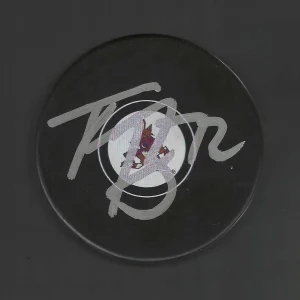 Travis Boyd Signed Arizona Coyotes Kachina Logo Puck Phoenix
