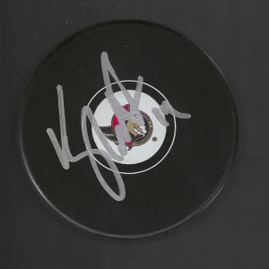 Tyler Motte Signed Ottawa Senators Puck
