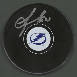 Vladislav Namestnikov Signed Tampa Bay Lightning Puck

