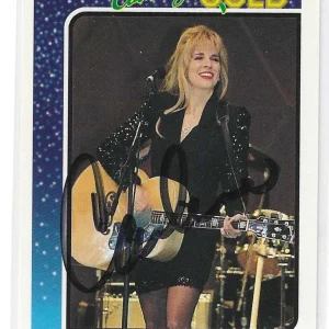 Carlene Carter Signed 1992 Country Gold Card #42
