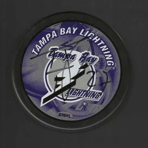 Tim Taylor Signed Tampa Bay Lightning Souvenir Puck