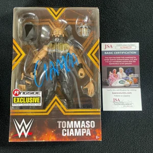 Tommaso Ciampa Signed WWE NXT Ringside Elite Action Figure JSA COA Raw
