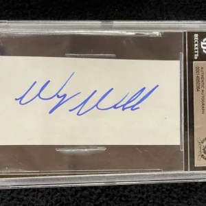 Wayne Webb Signed Beckett Certified Cut Autograph Bowling Star
