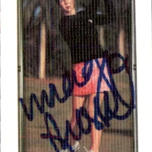 Morgan Pressel Signed 2016 Goodwin Champions UD Canvas Mini Golf Card #14 LPGA
