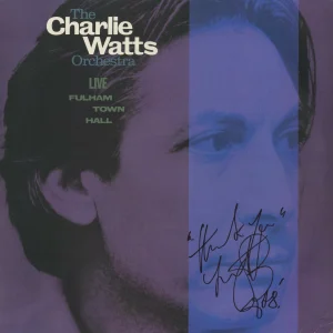 THE ROLLING STONES Charlie Watts signed solo Vinyl Record Orchestra LIVE ACOA