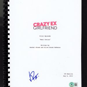 Vincent Rodriguez Crazy Ex-Girlfriend Authentic Signed Movie Script BAS #BK02217