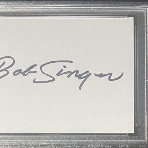 Bob Singer Hannah Barbera Artist Signed Cut Signature PSA DNA COA Autograph