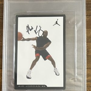 PHIL KNIGHT NIKE CEO SIGNED AIR JORDAN XII SHOE CARD PSA DNA AUTOGRAPH MICHAEL