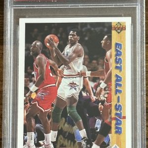 1991/92 UPPER DECK ROBERT PARISH CELTICS HOF SIGNED CARD PSA DNA AUTOGRAPH