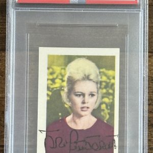 Brigitte Bardot Signed 1950’s Vintage Dutch Trading Card PSA DNA COA Autograph