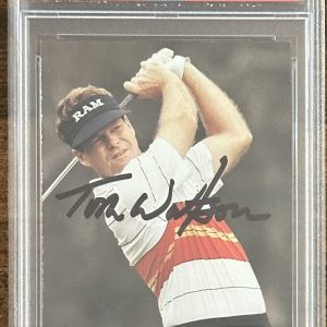 1991 PRO SET GOLF PGA TOUR TOM WATSON SIGNED CARD PSA DNA CERTIFIED AUTOGRAPH