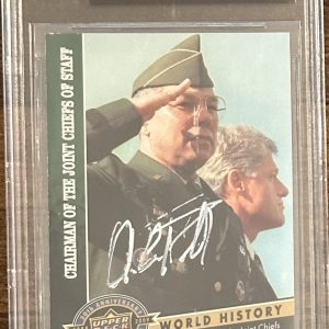 2009 UPPER DECK GENERAL COLIN POWELL SIGNED AUTOGRAPH BAS BGS Beckett CERTIFIED