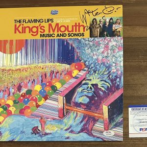 Wayne Coyne The Flaming Lips Kings Mouth Autographed Signed Vinyl LP PSA DNA COA