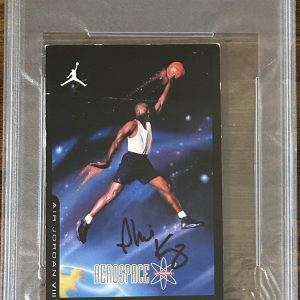 PHIL KNIGHT NIKE CEO SIGNED AIR JORDAN 8 SHOE CARD PSA DNA AUTOGRAPH MICHAEL