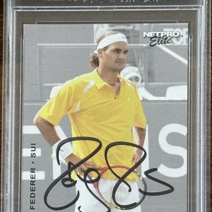 2003 NETPRO ELITE EVENT EDITION ROGER FEDERER SIGNED ROOKIE PSA DNA AUTOGRAPH RC