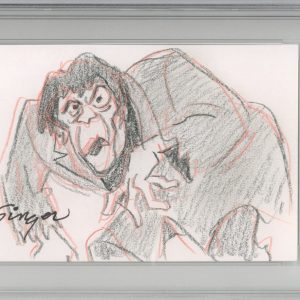 Scooby Doo Villain Original Drawing Sketch By Bob Singer PSA DNA COA Signed Auto