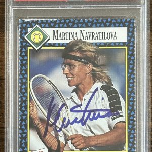 1992 SI For Kids Martina Navratilova Signed Card PSA DNA Certified AUTOGRAPH