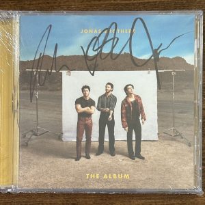 JONAS BROTHERS THE ALBUM NEW SIGNED CD FULL BAND Nick Joe & Kevin AUTOGRAPHED #1