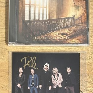 Def Leppard Drastic Symphonies CD SIGNED UK EXCLUSIVE FULLBAND AUTOGRAPH PICTURE