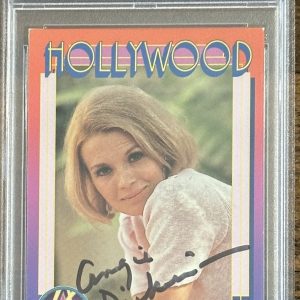 1991 Starline Card Angie Dickinson Signed Super Model PSA DNA COA AUTOGRAPH